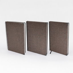 Notizbuch A4 Kork "Braun Crocodile"