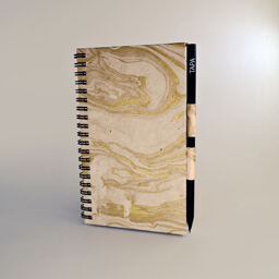 Agenda Classic "marmoriert Gold" Bleistift