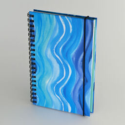 Agenda Classic "Atemzug des Meeres" Blau