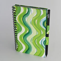 Agenda "Atemzug des Meeres" Grün Bleistift