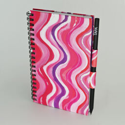 Agenda "Atemzug des Meeres" Pink Bleistift