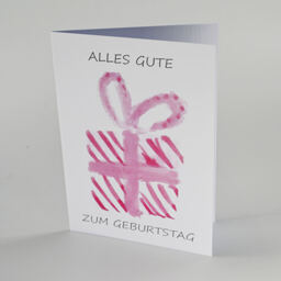 Karte A6 "Geschenk" 3