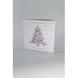 Weihnachtskarte Dots