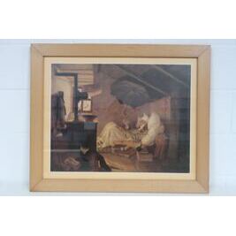 Kunstdruck Carl Spitzweg - Der arme Poet