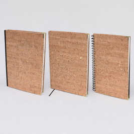 Notizbuch A4 Kork "Gold Flecks"