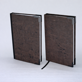 Notizbuch A6 Kork "Braun Crocodile"