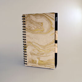 Agenda Classic "marmoriert Gold" Bleistift