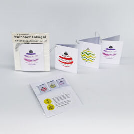 Geschenkanhänger Weihnachtskugel
