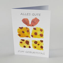Karte A6 "Geschenk" 1