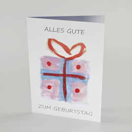 Karte A6 "Geschenk" 2