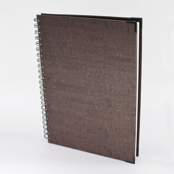Notizbuch A4 Kork "Braun Crocodile" Wiro