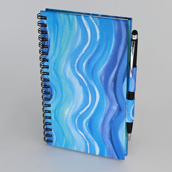 Agenda "Atemzug des Meeres" Blau Kugelschreiber