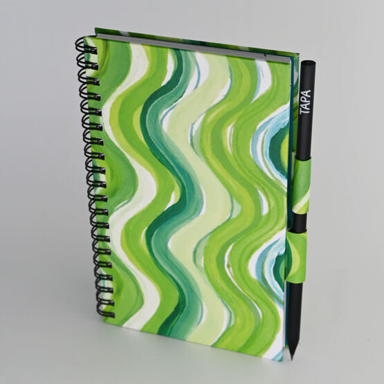 Agenda "Atemzug des Meeres" Grün Bleistift