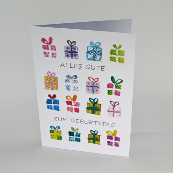 Karte A5 "Geschenke" 1