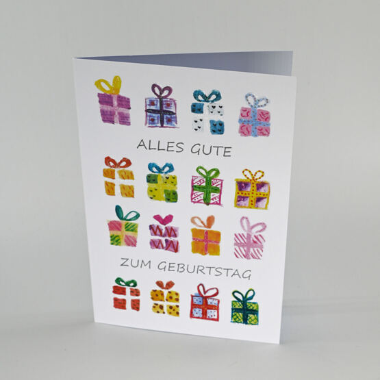 Karte A5 "Geschenke" 2