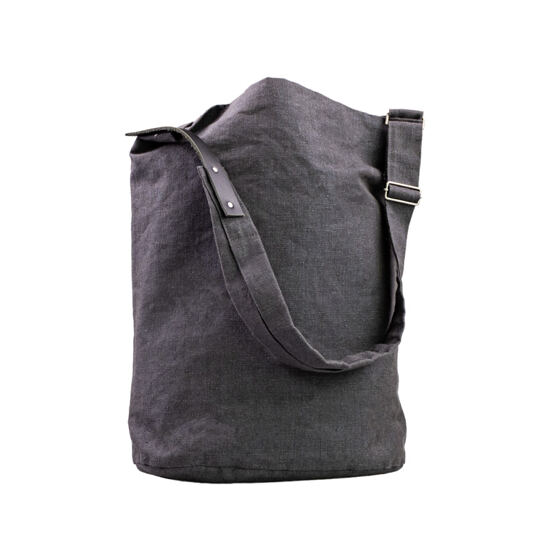 Shopper Leinen Anthrazit