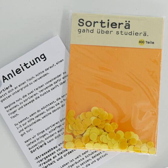 "Sortierä" Gelb